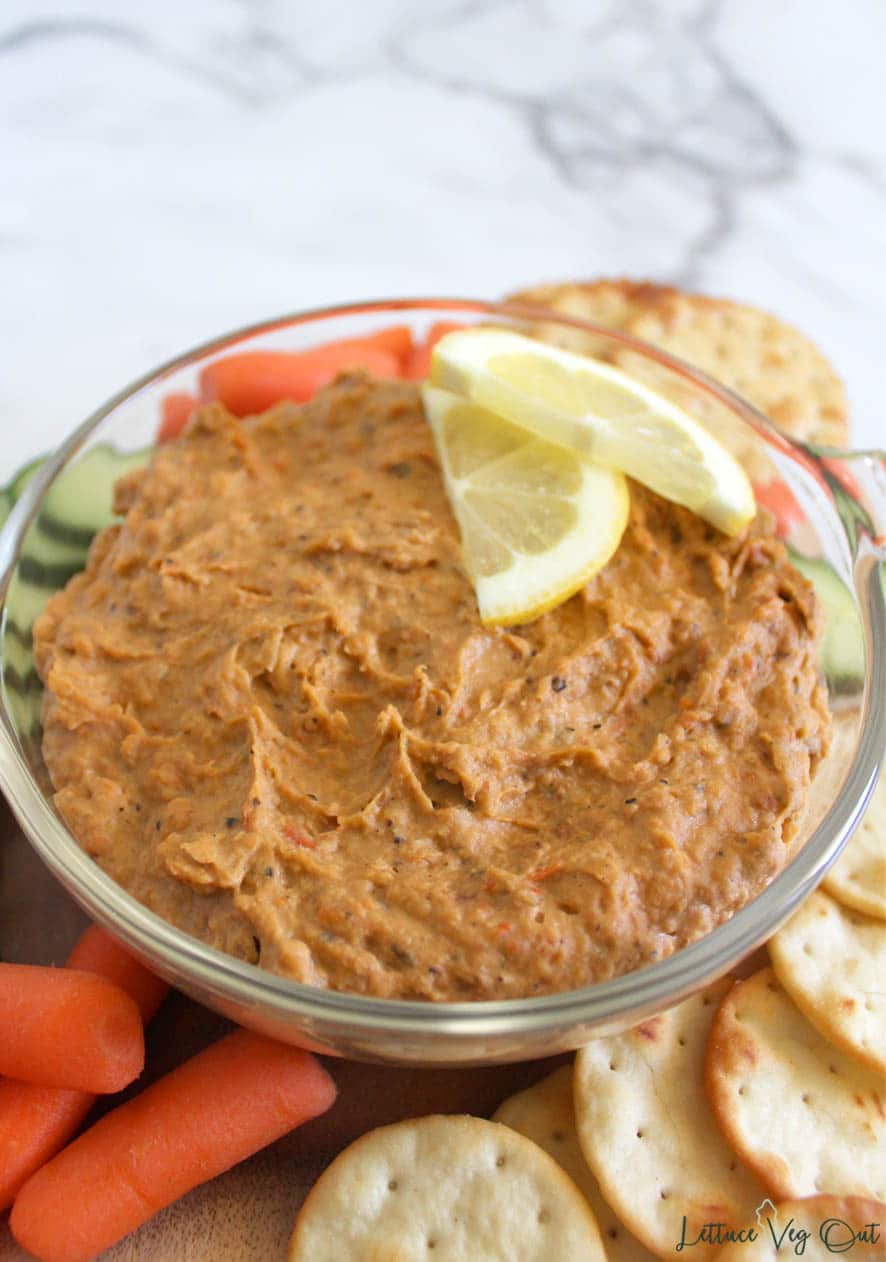 Butter Bean Dip Recipe with Sun-dried Tomatoes | Vegan